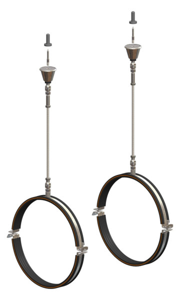 Befestigungs-Set Abgasschalldämpfer DN 250 - Decke