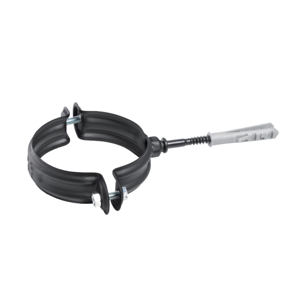 Halteschelle für Abgasanschlussrohre für Pelletheizungen