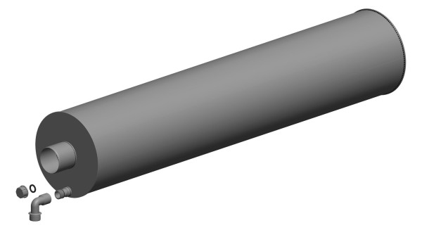 Absorptions-Abgasschalldämpfer ATEC ASD 112
