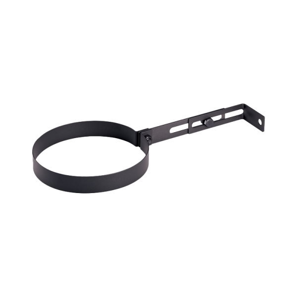 Wandhalter verstellbar 145 - 245 mm für Abgasanschlussrohre für Pelletheizungen