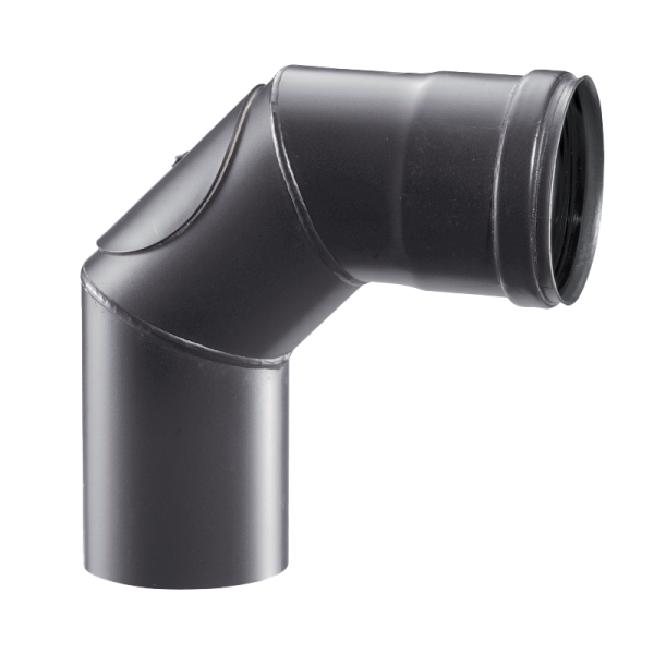 Bogen 90° mit Revisionsöffnung für Pelletheizungen